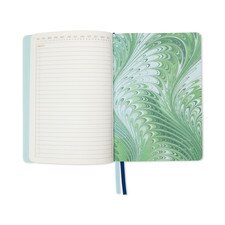 Designworks - Mix Credit Softcover Journal - Teal Marbling