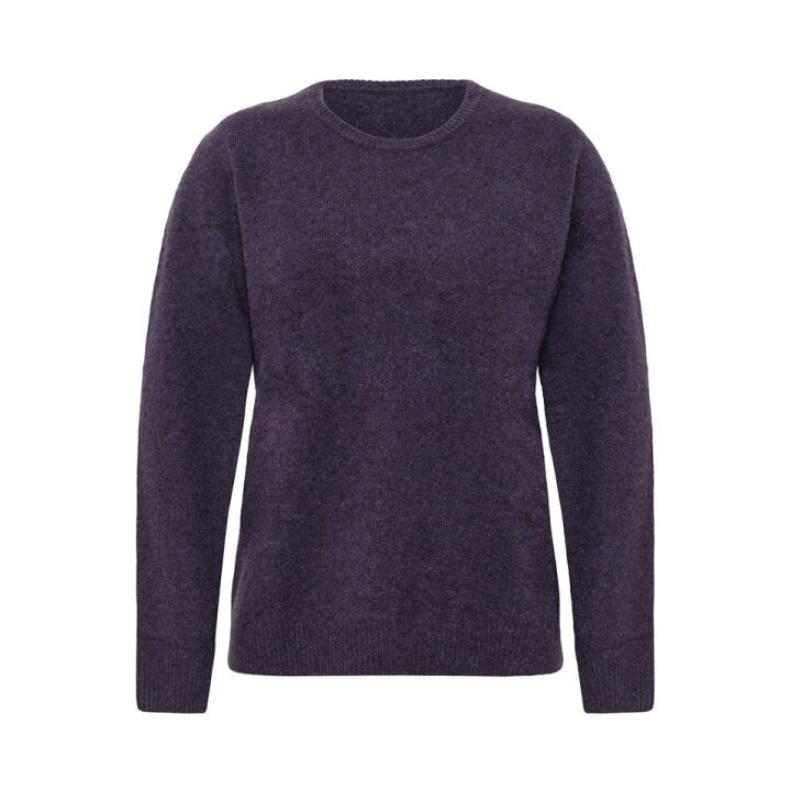 Mansted - Zori Yak Classic Crew Jumper - Plum