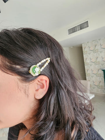 MCLuxe-Celeste Bloom- Retro Style Lace Hairpin  - TS01250