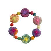 WorldFinds - Kantha Threadburst Bracelet