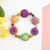 WorldFinds - Kantha Threadburst Bracelet