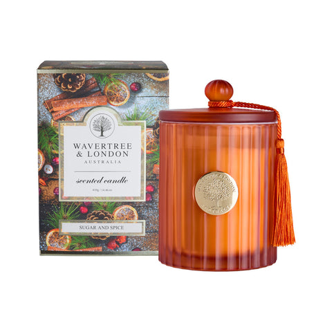 Wavertree and London - Double Wick Sugar & Spice Christmas Candle