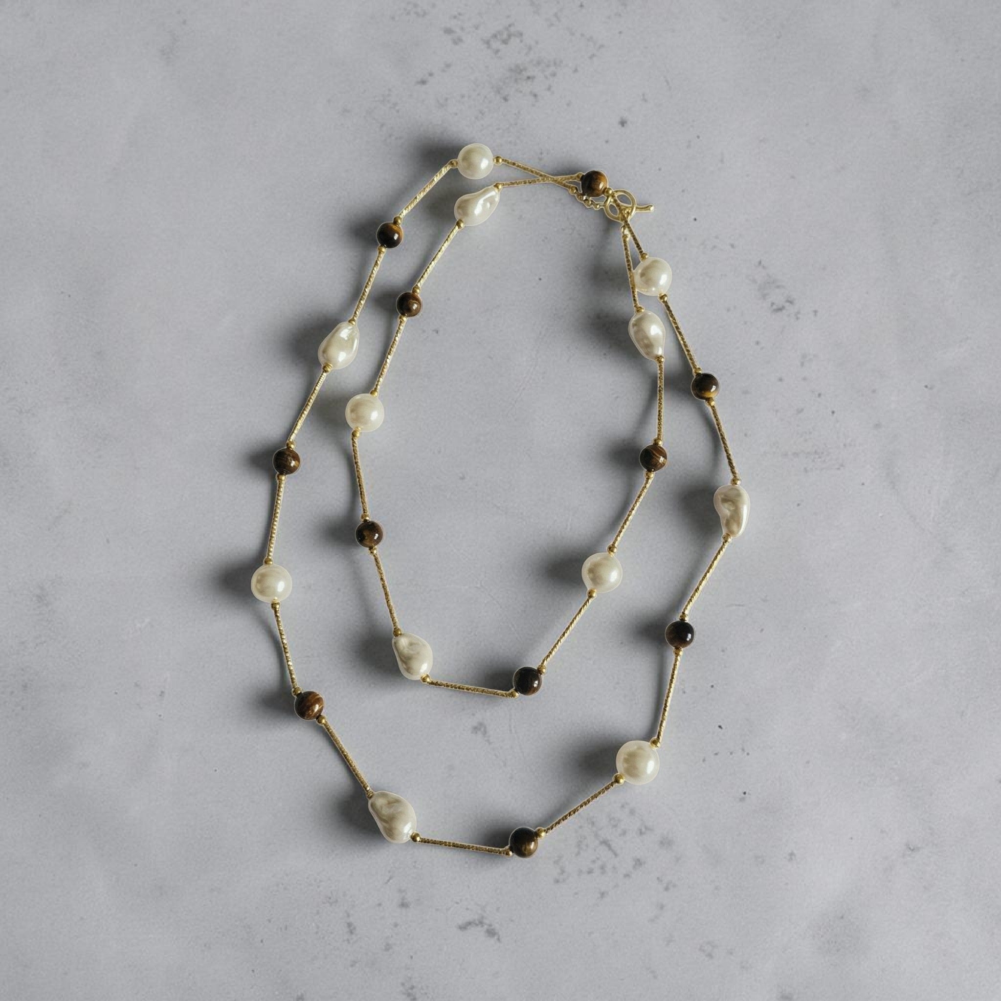 MCLuxe - Freshwater Pearl & Bead Necklace