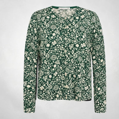 Mansted - Sunrise Organic Cotton Slub Cardi - Emerald