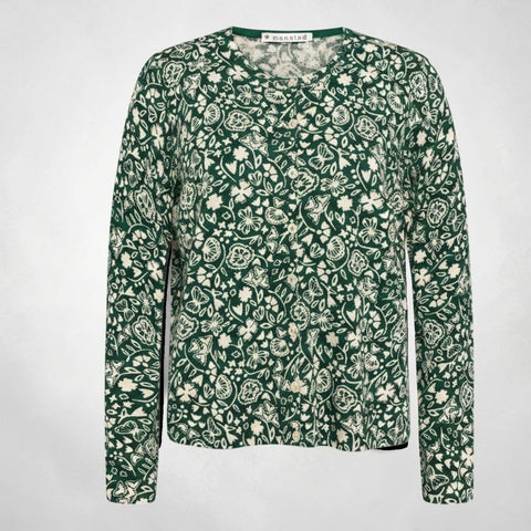 Mansted - Sunrise Organic Cotton Slub Cardi - Emerald