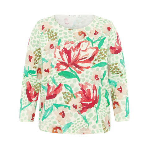 Mansted - Diane Organic Cotton Knit Top – Leaf