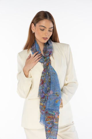 Koh - Aboriginal Morning Mist Rectangle Scarf