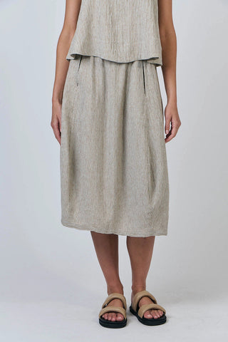 Naturals by O&J - Midi Linen Skirt - Blister