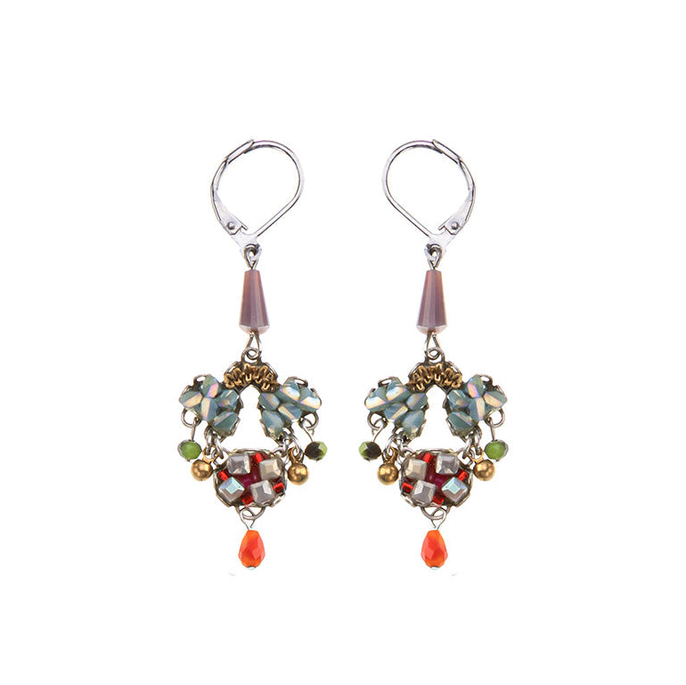 Ayala Bar - C2360 Spring Awakening Set, Drop Earrings - Floret