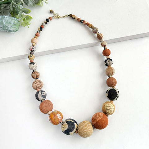 WorldFinds - Kantha Desertscape Necklace