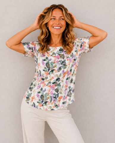 Renoma - Olympia Betty Printed Top