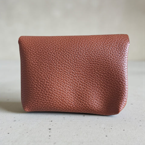 Melange - Leather Coin Purse - Tan