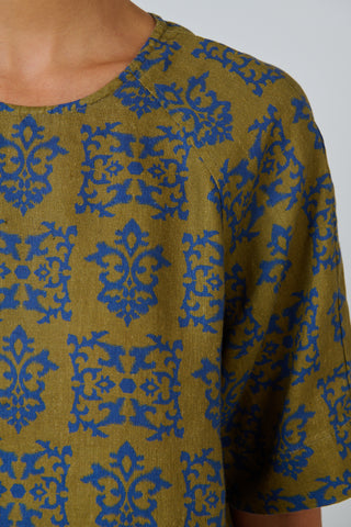 Naturals by O&J - Linen Top - Motif
