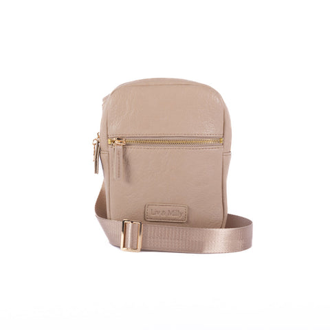 Liv & Milly - Brooklyn Waist Bag - Latte