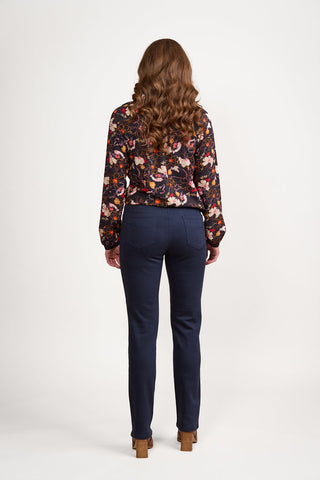Vassalli - Slim Leg Knit Jean - Carbon