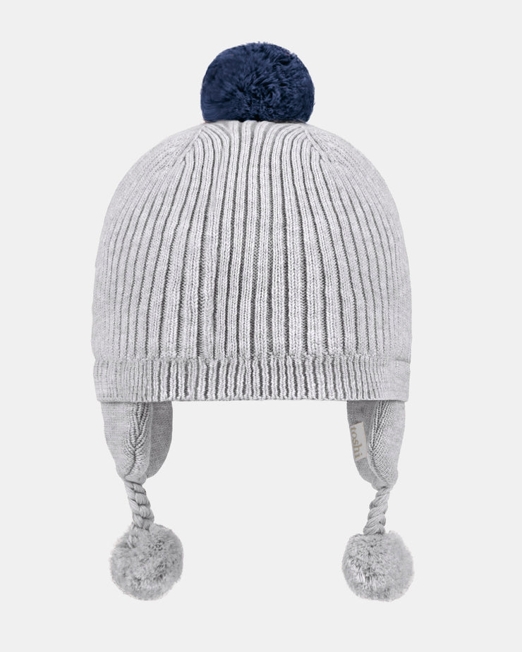 Toshi - Organic Earmuff Bobby Beanie - Fog