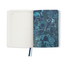 Designworks - Mix Credit Softcover Journal - Teal Marbling