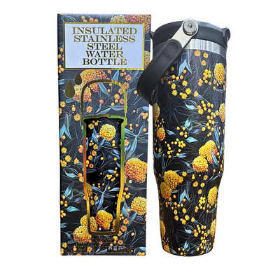 Artico - Blue Hen Large Water Bottle Golden Wattle