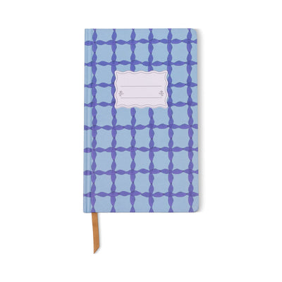 Designworks - Mix Credit Tulip Journal - Blue Lattice