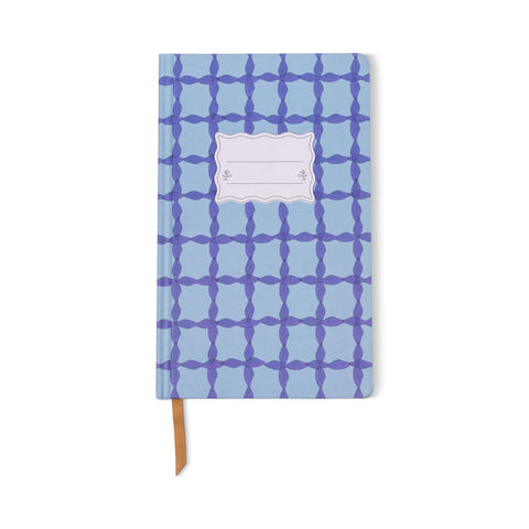 Designworks - Mix Credit Tulip Journal - Blue Lattice