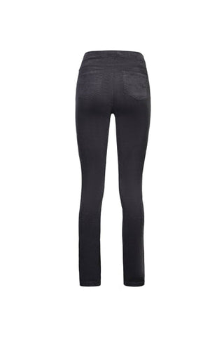 Vassalli - Bay Cord Slim Leg Pull On - Charcoal