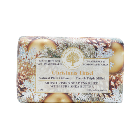 Wavertree & London - Christmas Tinsel Soap Bar 200g