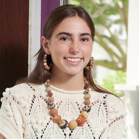 WorldFinds - Kantha Desertscape Necklace