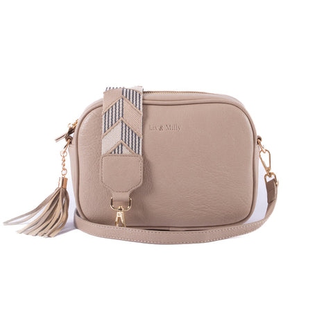 Liv & Milly - Sally Crossbody Bag - Latte