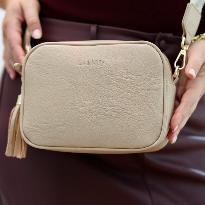 Liv & Milly - Sally Crossbody Bag - Latte