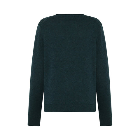 Mansted - Corinth M/C Tiles Crew Neck Jumper - Emerald