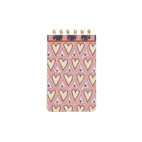 Designworks - A Dopo Hearts Twin Wire Notepad