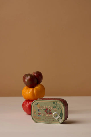 Paddywax - Bistro Tomatoes Printed Tin Candle - Lemon & Sage