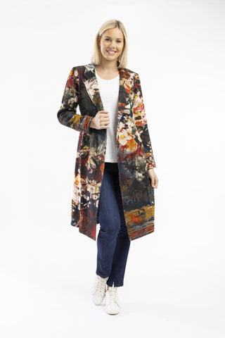 Orientique - Printed Long Jacket - Freebird