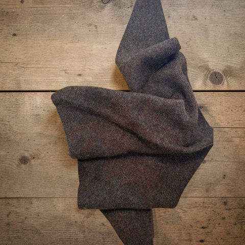 Mansted - Zouk Triangle Yak Wool Scarf - Mushroom