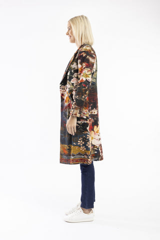 Orientique - Printed Long Jacket - Freebird