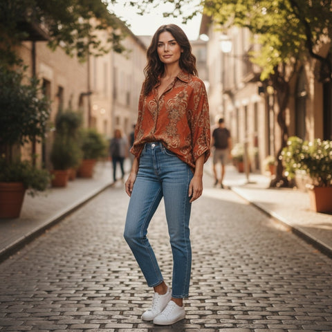 Cienna - Marsha Viscose Silk Shirt