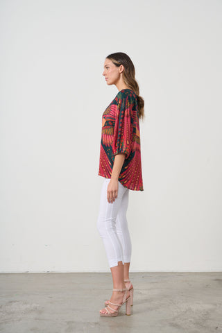 Caju - Button Blouse-Toucan