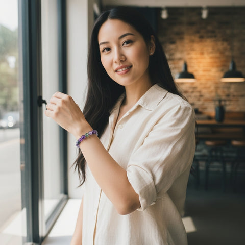 MCLuxe-Healing Handmade Beaded Bracelet - Inner Peace