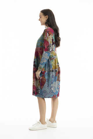 Orientique - Bubble Panel Dress - Billie Jean