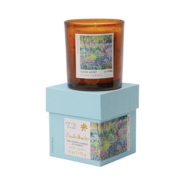 Paddywax - Impressionist 6oz/170g Glass Candle - Monet 'The Artist's Garden at Giverny'