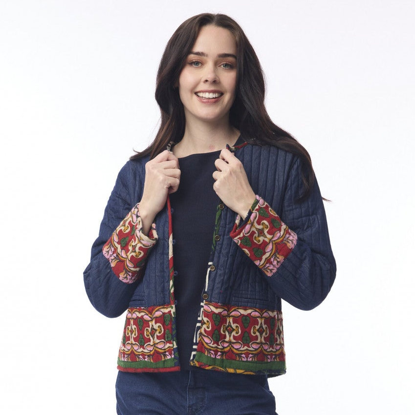 Orientique - Reversible Quilted Jacket - Zapotec
