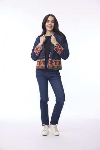 Orientique - Reversible Quilted Jacket - Zapotec
