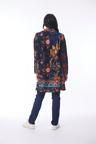 Orientique - Digital Mid Length Jacket - Embroidery