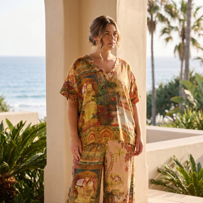 Orientique - Boxy Top - Indian Vibes