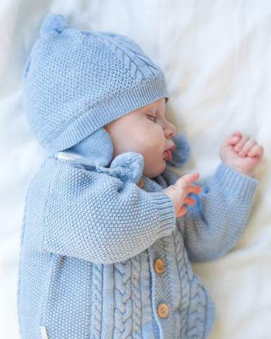 Toshi - Organic Earmuff Yummy Beanie - Bluebell