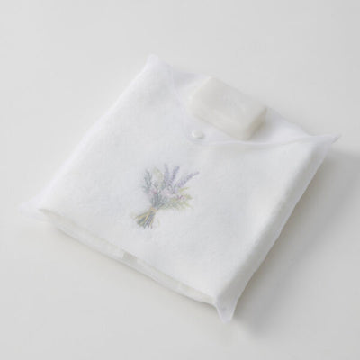 Pilbeam Living - Floral Garden Hand Towel & Soap in Organza Bag