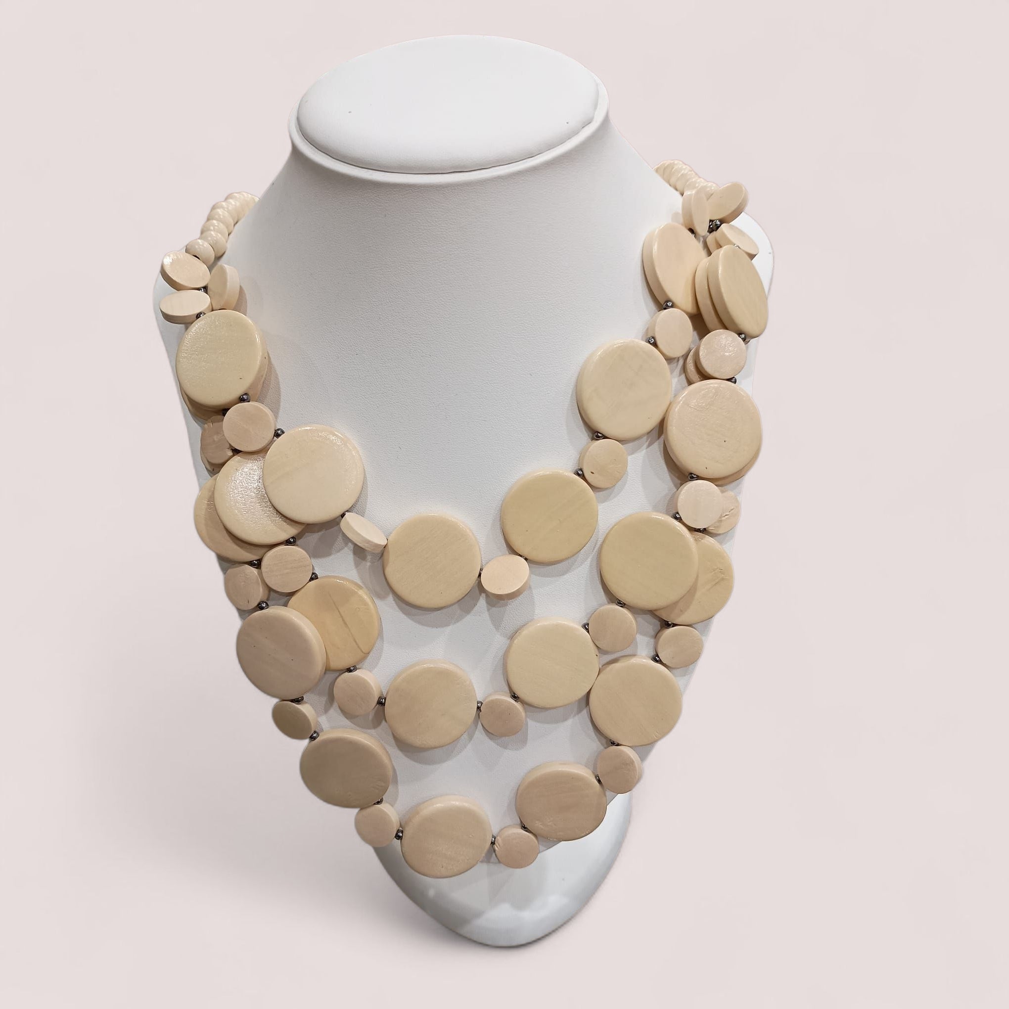 Namastai - Wooden Necklace - Natural