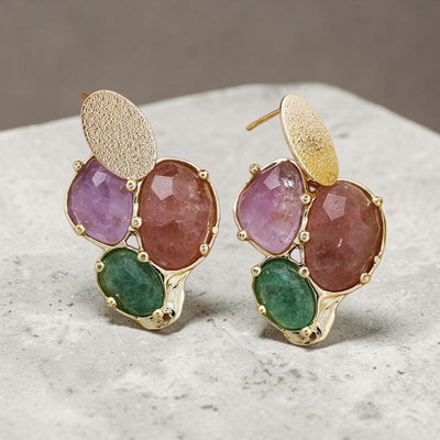MCLuxe - Natural Harmony Statement Earrings