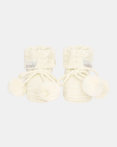 Toshi - Organic Yummy Booties - Cream