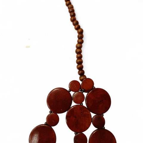 Namastai - Wooden Necklace - Dark